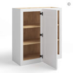 White Shaker 30" H Wall Blind Cabinet - Image 2