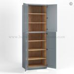 Gray Shaker 30" W Two Double Door Utility Pantry Cabinet - Image 2