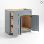 Gray Shaker 36" W Vanity Combo with Drawers - Image 5