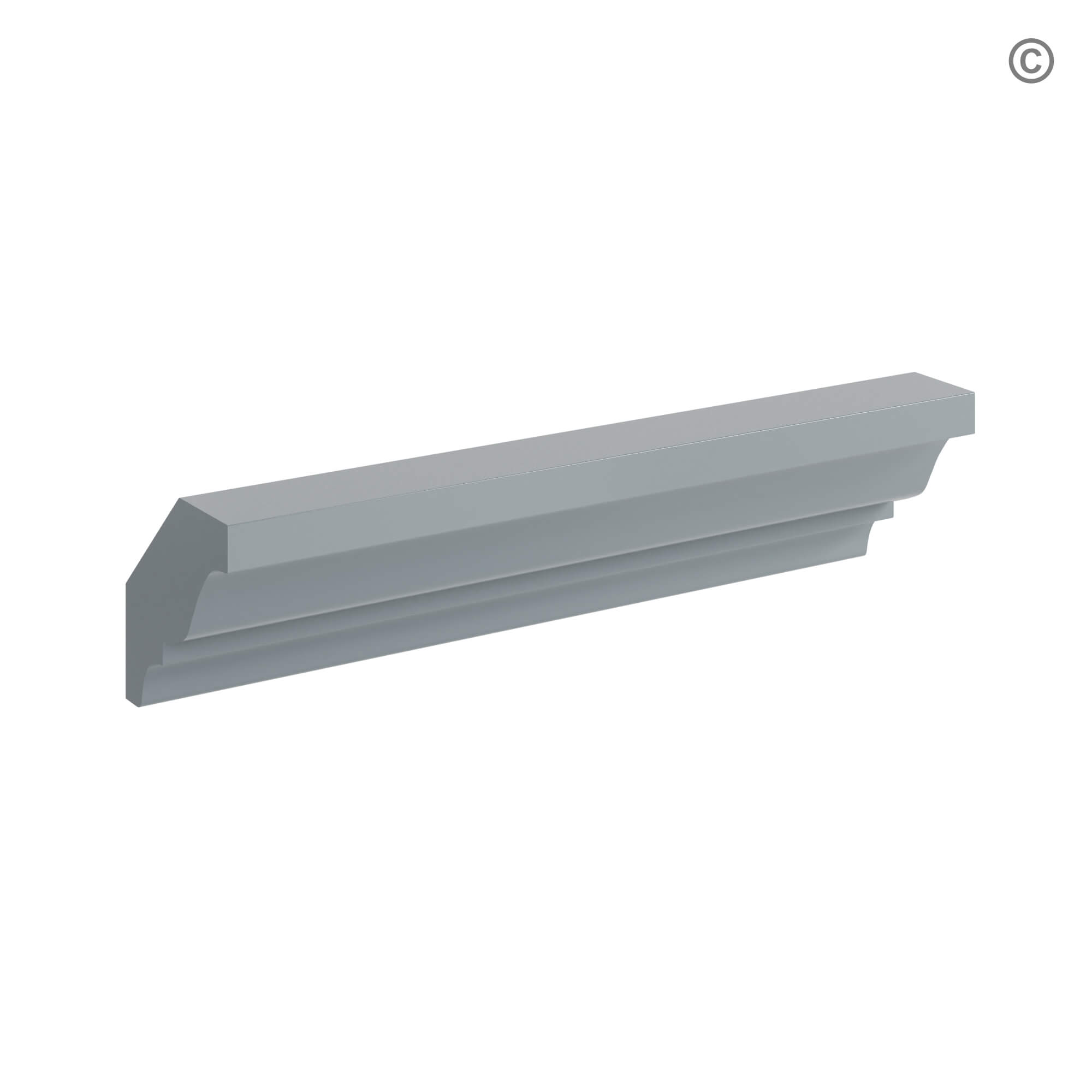 66-shaker-gray-crown-moulding (1) Gray Shaker Crown Moulding, gray kitchen cabinets, rta cabinets
