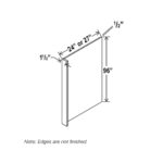Shaker Refrigerator End Panel