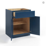blue kitchen cabinets, rta cabinets, wholesale cabinets
