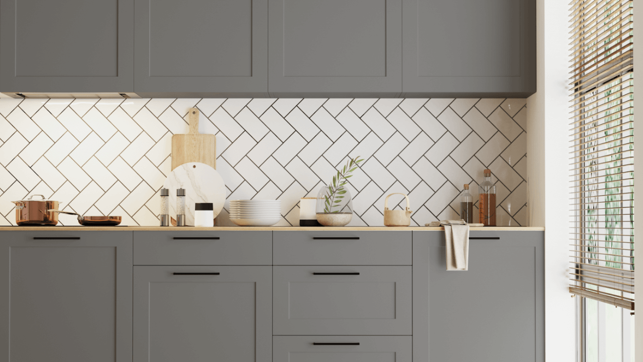 Gray shaker cabinets - BWC