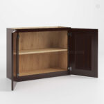 Shaker Espresso 24 H Double Door Wall Cabinet image 1