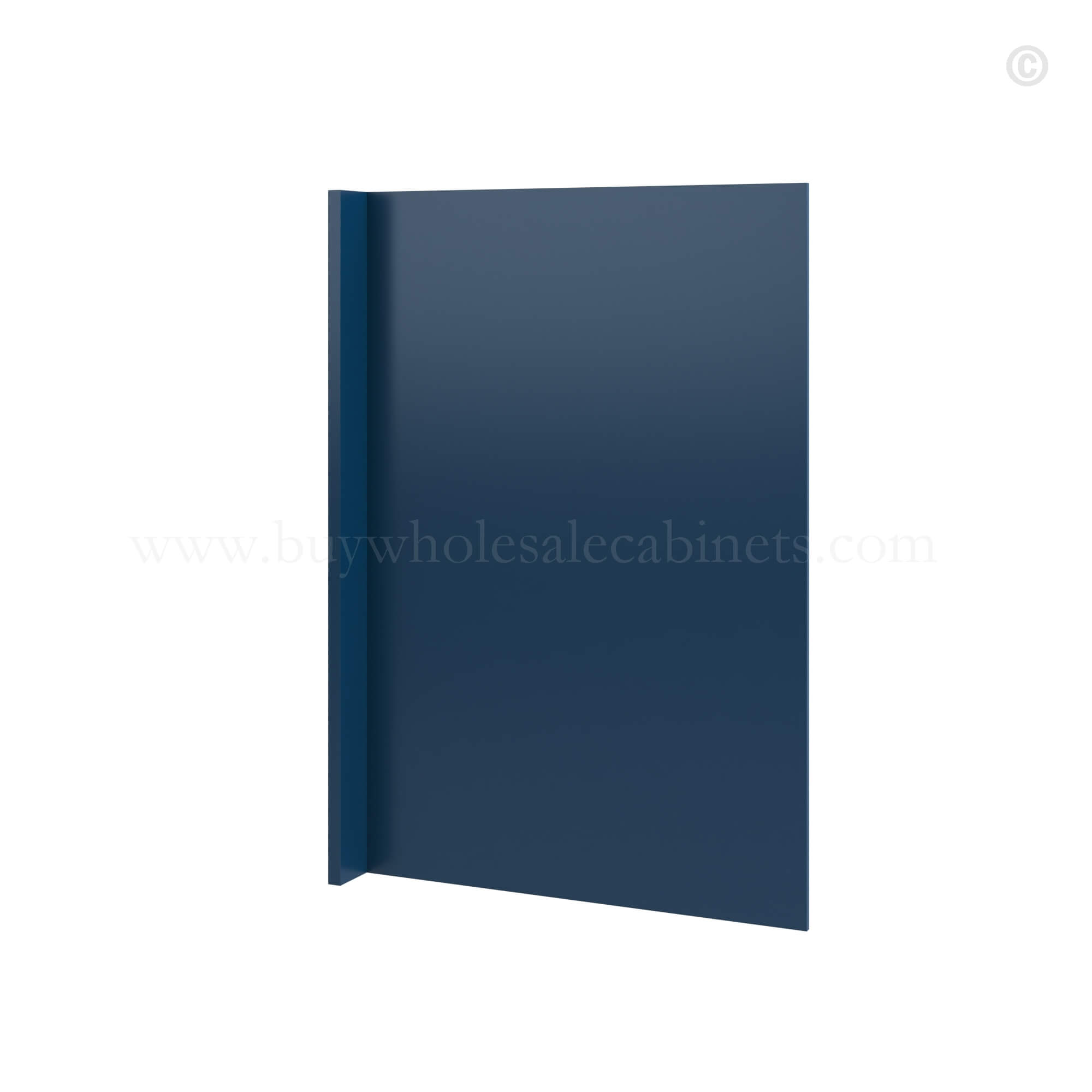 Navy Blue Shaker Dishwasher Return Panel