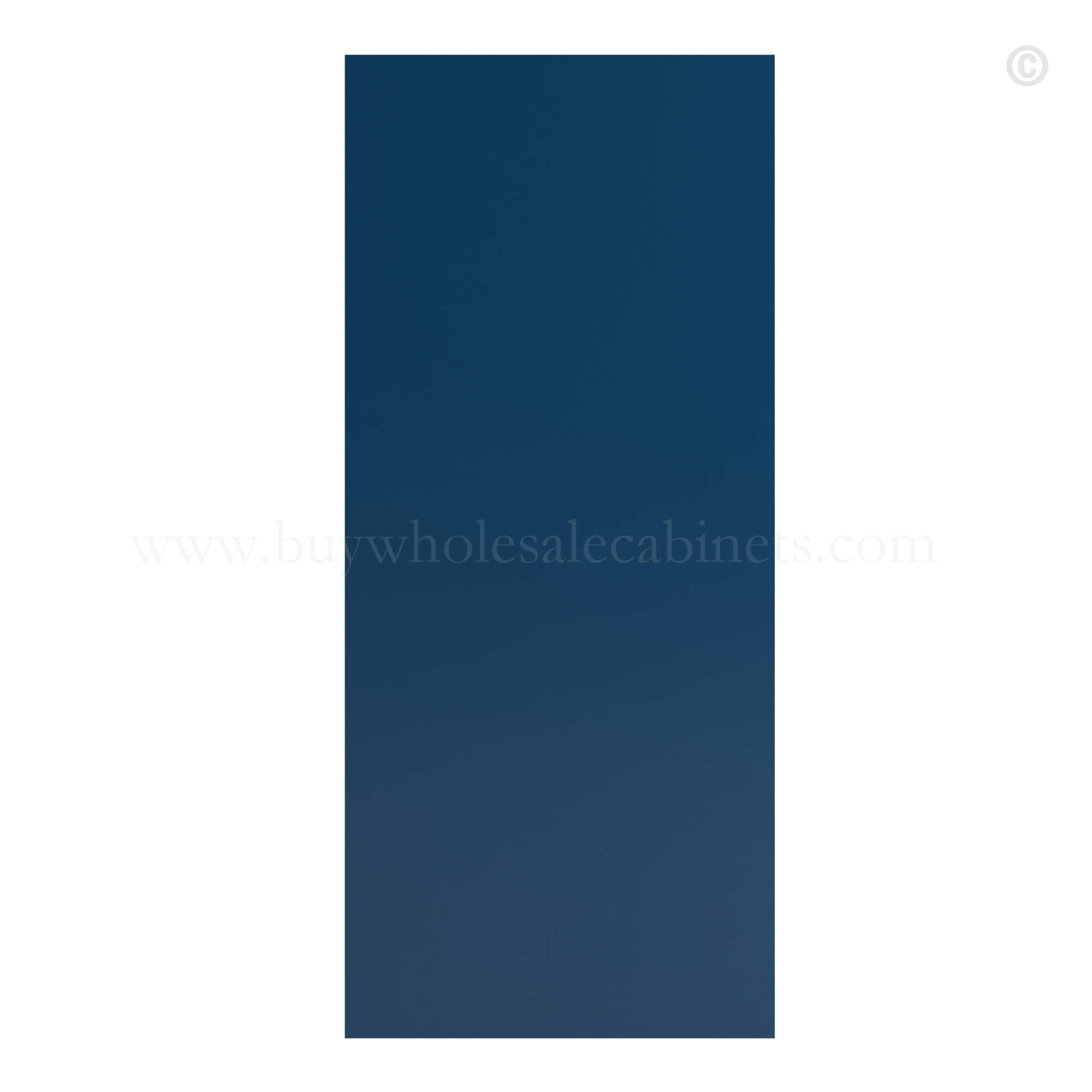 Navy Blue Shaker Finished Plywood Island Panel