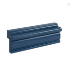 Navy Blue Shaker Light Rail Moulding