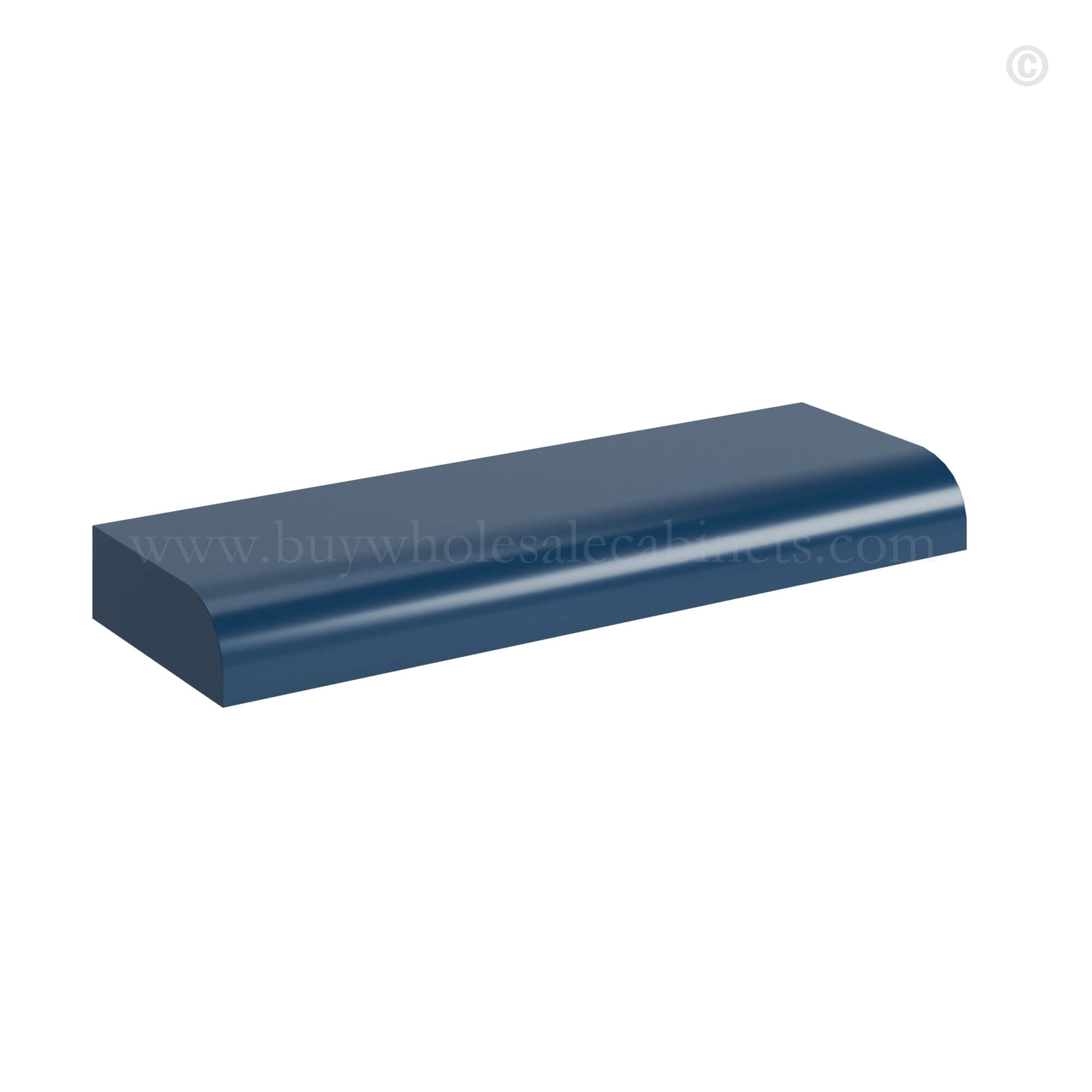 MMM Navy Blue Shaker Scribe Moulding
