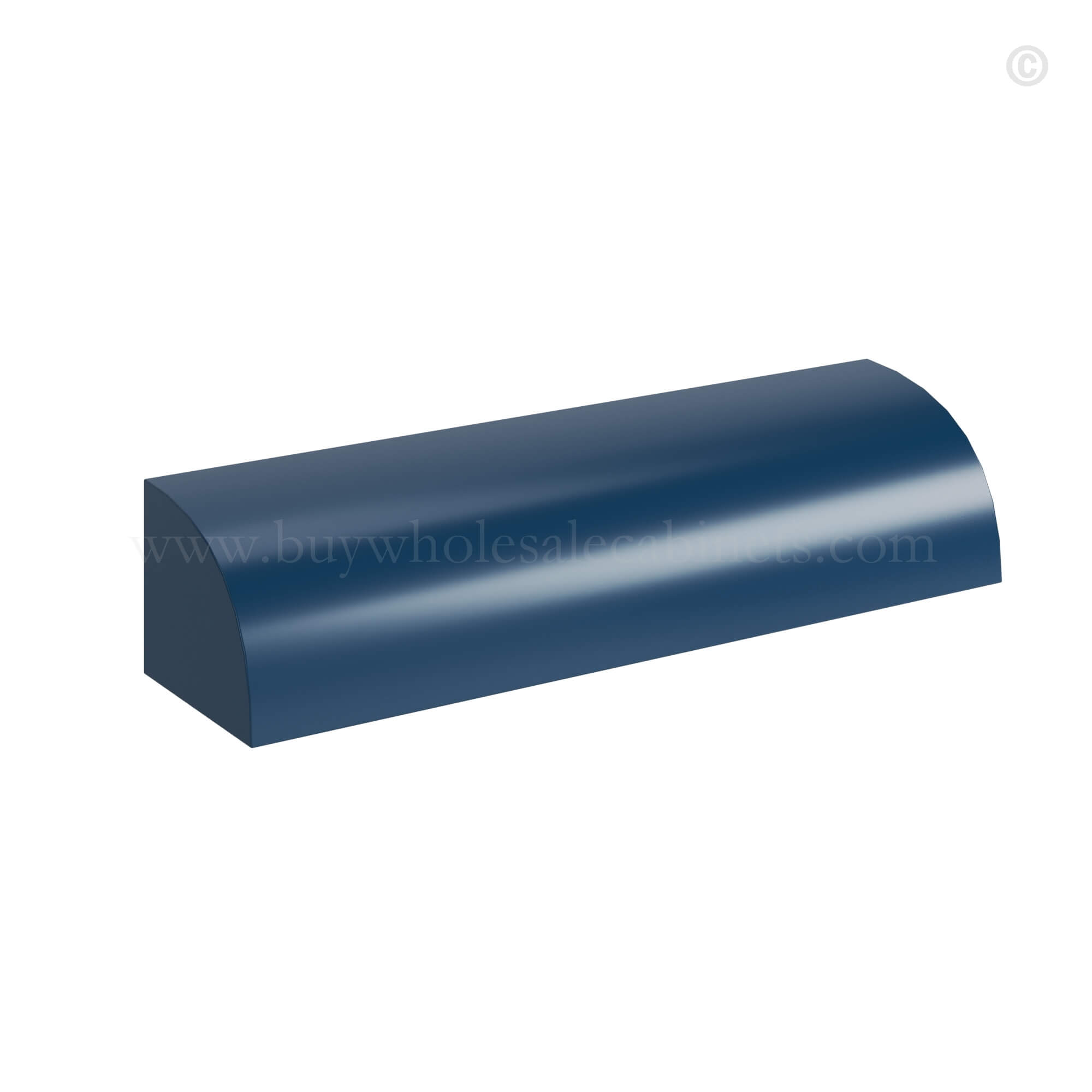 LLL Navy Blue Shaker Shoe Moulding