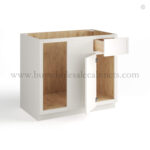 Dove White Slim Shaker Blind Corner Base Cabinet - Image 2