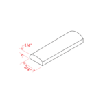 Dove White Slim Shaker Batten Moulding - Image 2