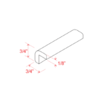 Slim Shaker Outside Corner Moulding