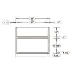 Slim Shaker Green Farm House Sink Base Cabinet - Image 4