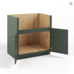 Slim Shaker Green Farm House Sink Base Cabinet - Image 2