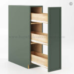 Slim Shaker Green Base Spice Rack Cabinet - Image 2