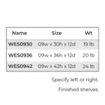 item code wall end shelves, rta cabinets, wholesale cabinets