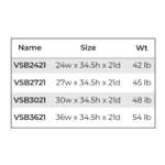 Slim Shaker Green Vanity Sink Base Cabinet - Image 4