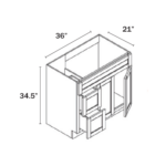 anity Sink Base Combo, rta cabinets