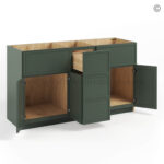 Slim Shaker Green Vanity Sink Base Combo - Image 2