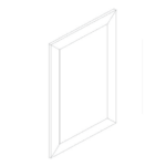 Slim Shaker Green Wall False Door - Image 2