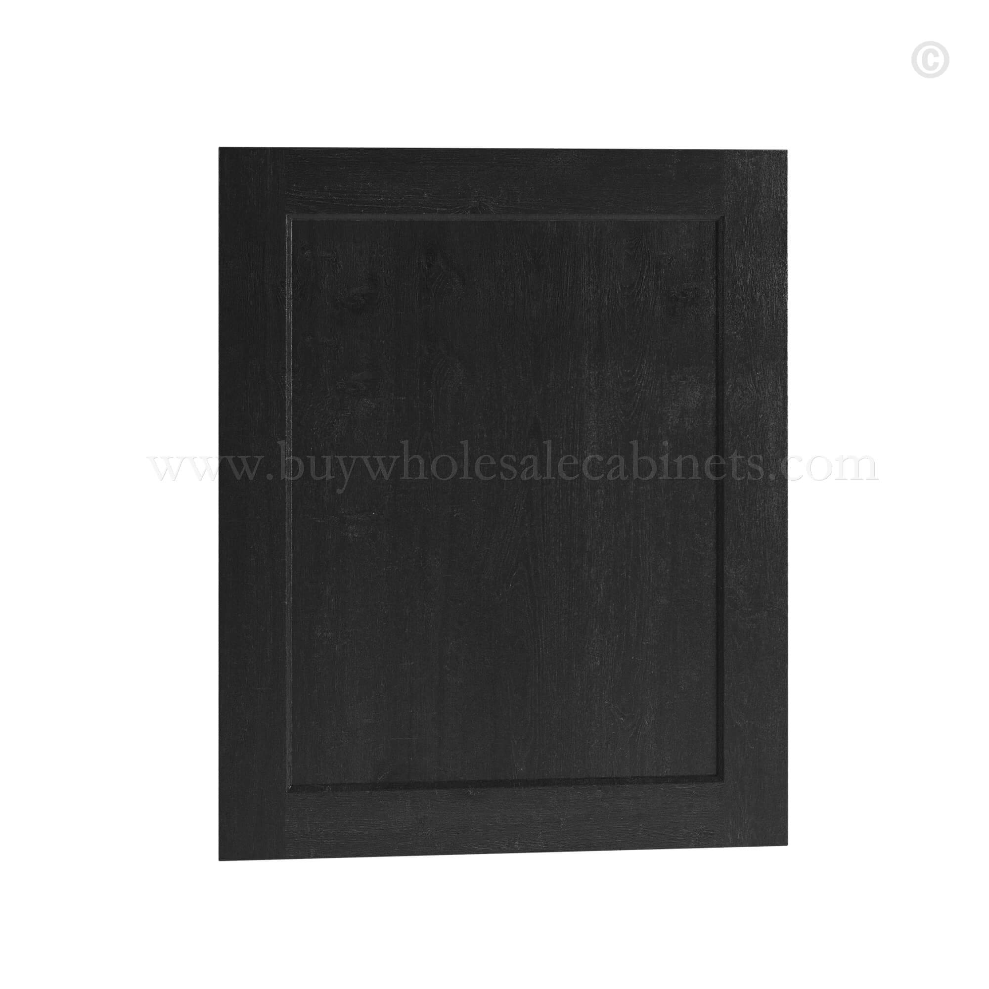 71 modern-slate-shaker-wall-false-door Charcoal Black Shaker Base False Door, rta cabinets, wholesale cabinets