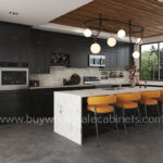 Charcoal Black Shaker Wall Easy Reach Cabinet - Image 7