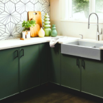 Slim Shaker Green Wall End Cabinet - Image 3