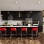 black kitchen cabinets, rta cabinets