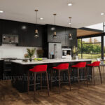 Black Shaker Base End Cabinet - Image 7