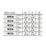 item code frameless, rta cabinets