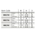 item code frameless, rta cabinets