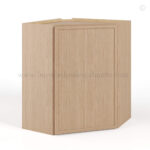 Slim Oak Shaker Diagonal Corner Wall Cabinet, rta cabinets, wholesale cabinets