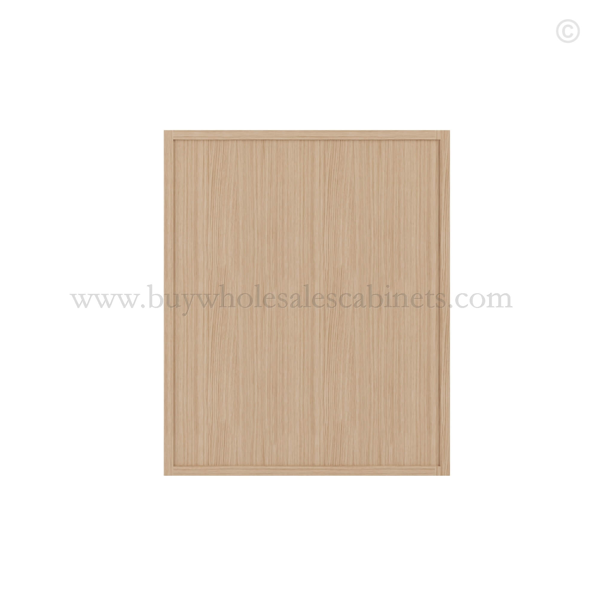 Slim Oak Shaker Base Decorative Door Panel