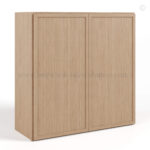 Slim Oak Shaker 30H Double Door Wall Cabinet, rta cabinets, wholesale cabinets