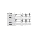 Slim Oak Shaker Base Cabinet Single Door Full Height - Image 4