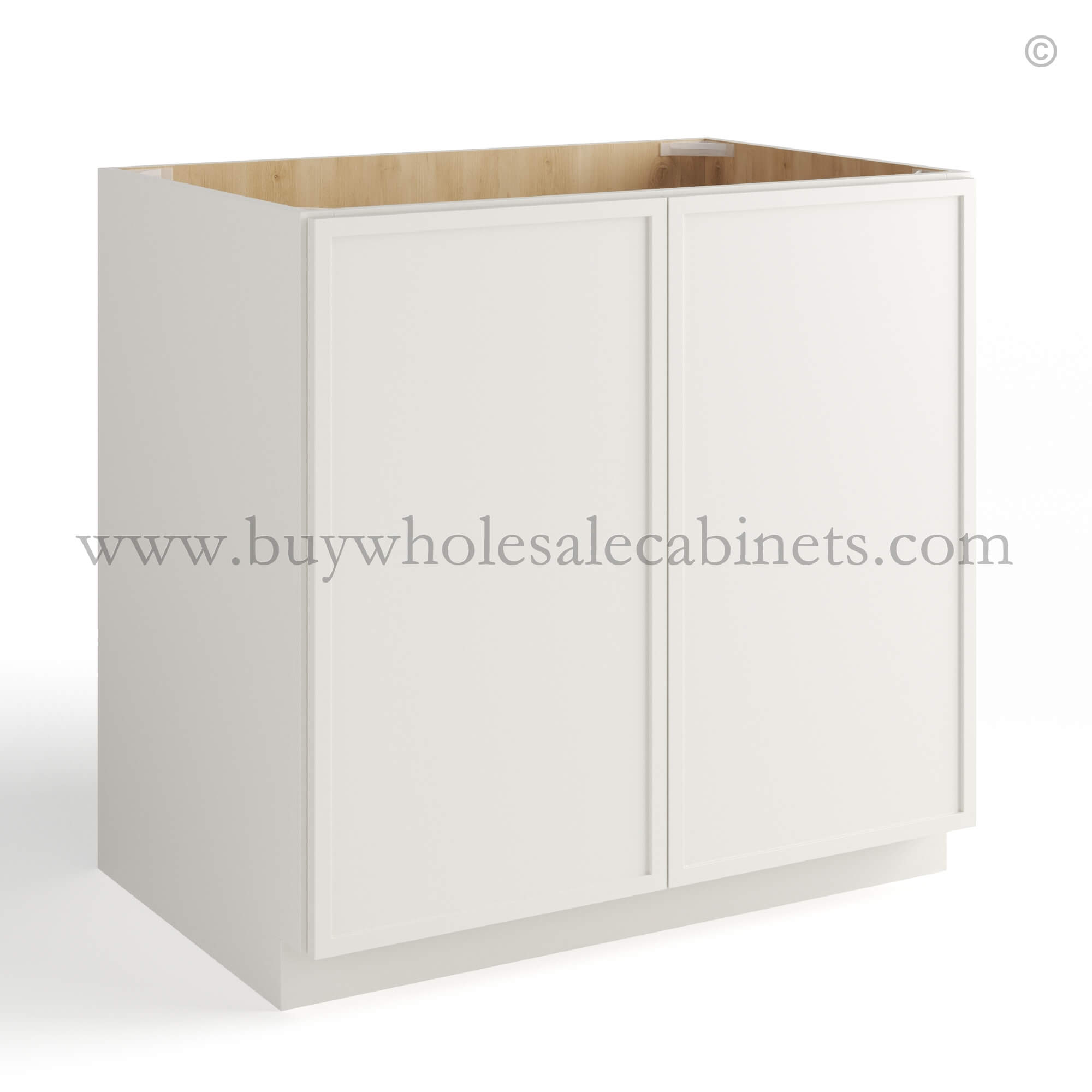 16 open Slim Shaker White slim white cabinets