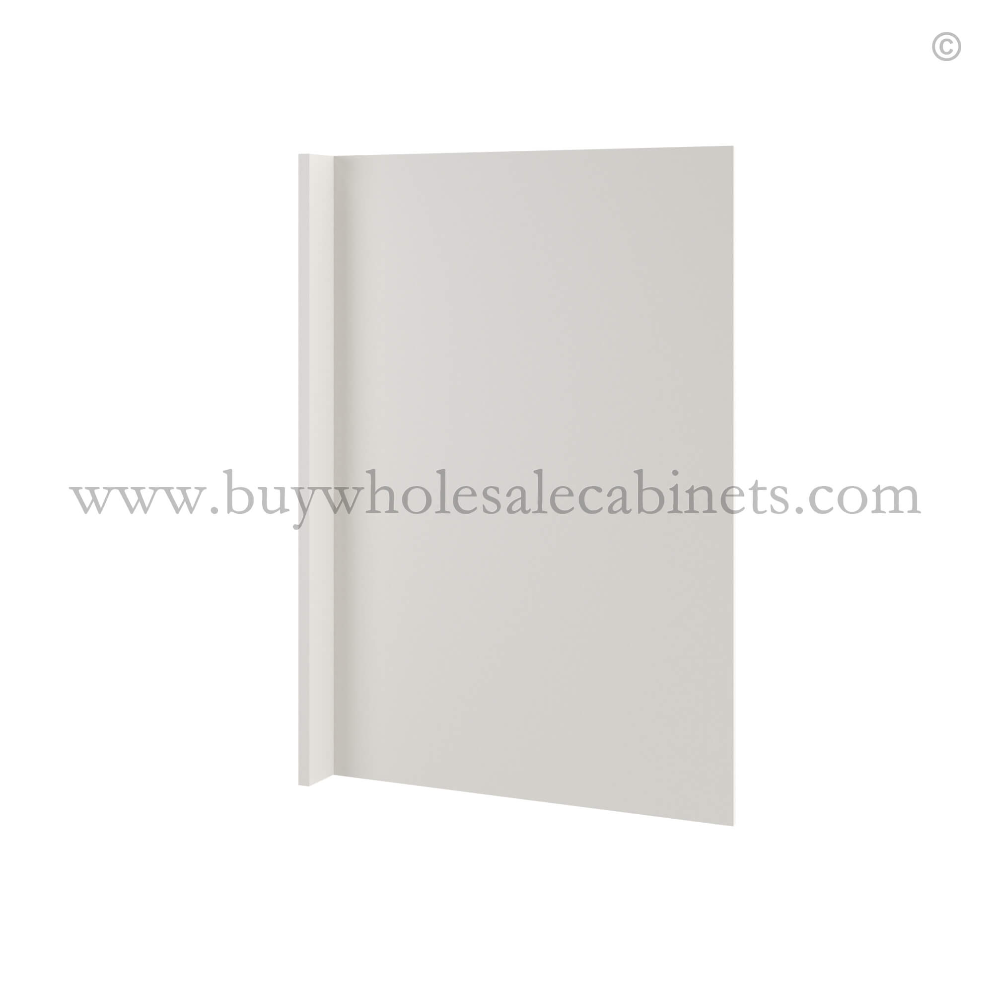 56 slim white cabinets