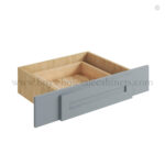 Gray Shaker Knee Drawer