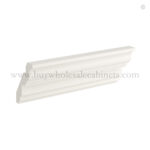 Charleston White Raised Panel Inset Crown Moulding