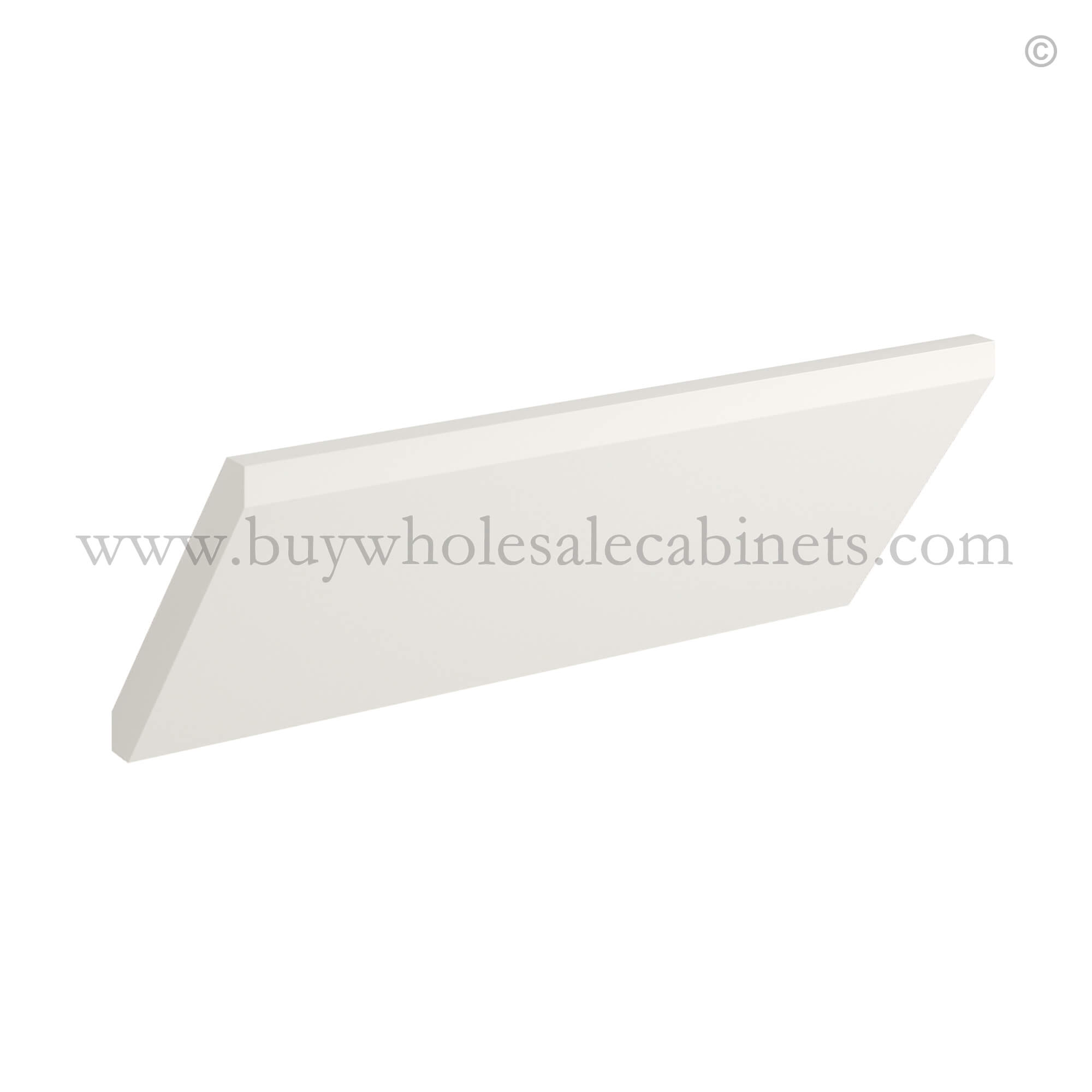HHH Charleston White Raised Panel Angle Crown Moulding - Image 1