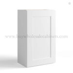 White Shaker 36" H Single Door Wall Cabinet