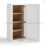 White Shaker 42" H Single Door Wall Cabinet - Image 2