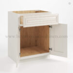 Charleston White Raised Panel Sink Base 27” - Image 2