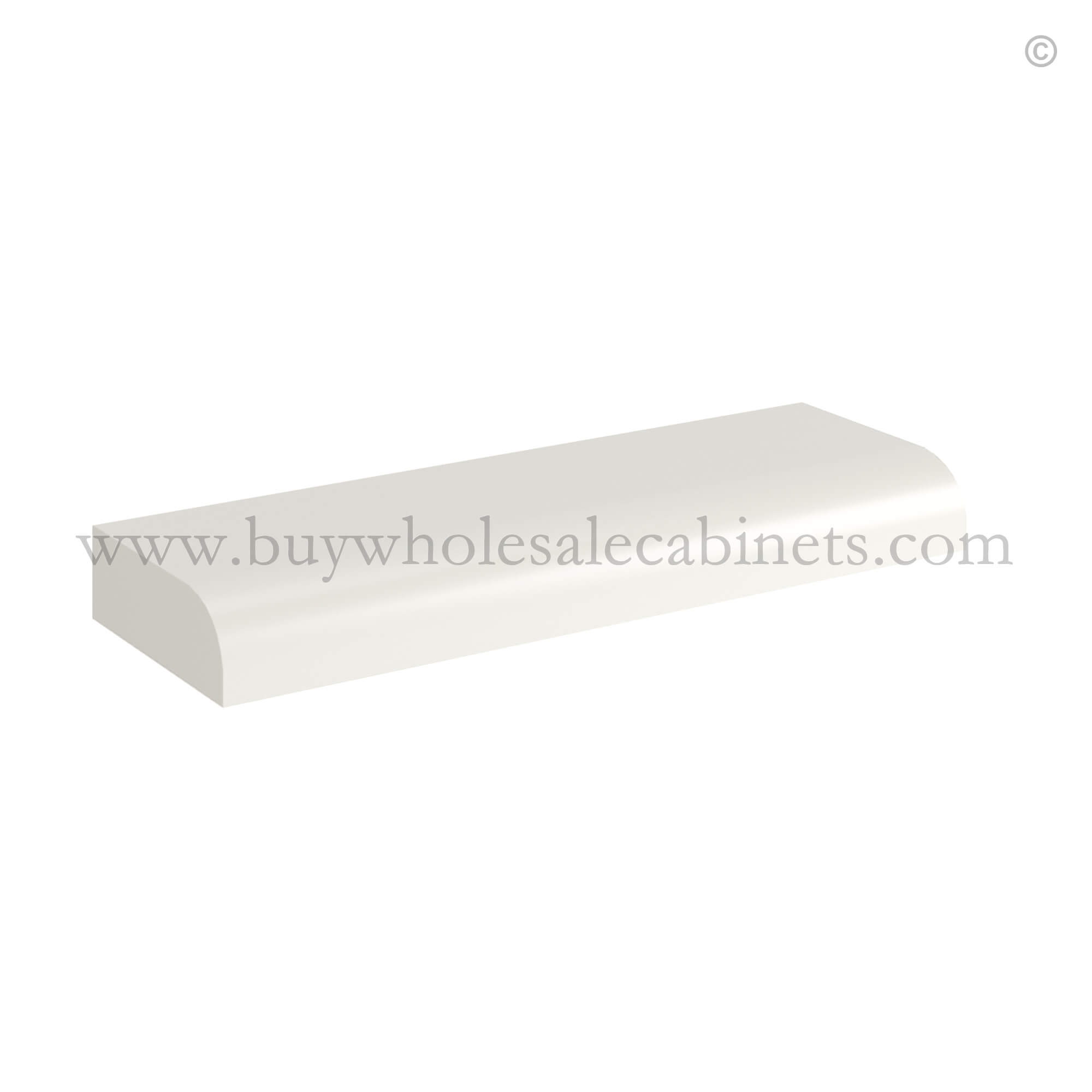 MMM Charleston White Raised Panel Scribe Moulding - Image 1
