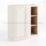 Charleston White Raised Panel 30" H Wall Blind Cabinet