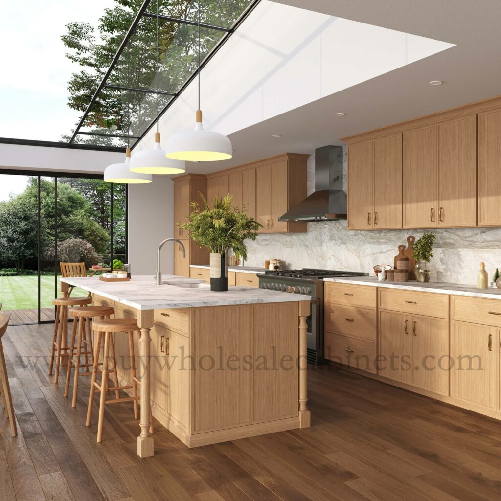 White Oak Kitchen Cabinets