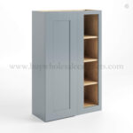 Gray Shaker 42" H Wall Blind Cabinet
