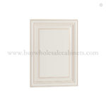 Charleston White Raised Panel Decorative Door Panel