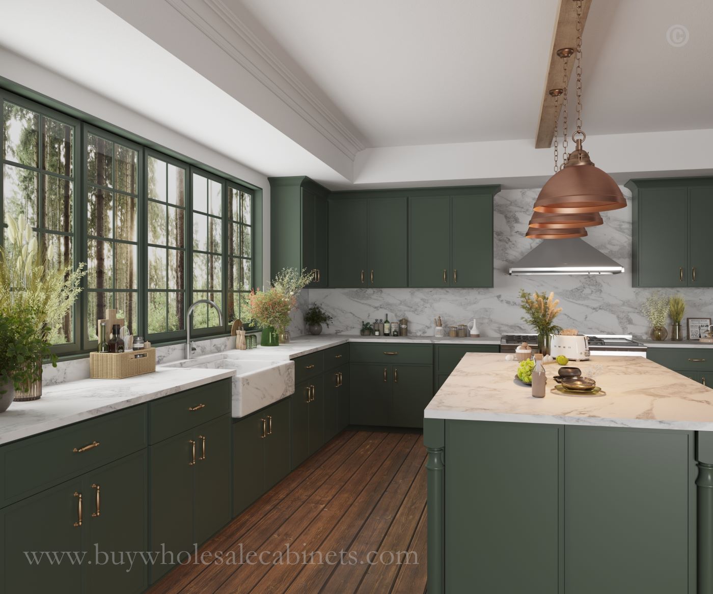 Are Green Kitchen Cabinets in Style?
