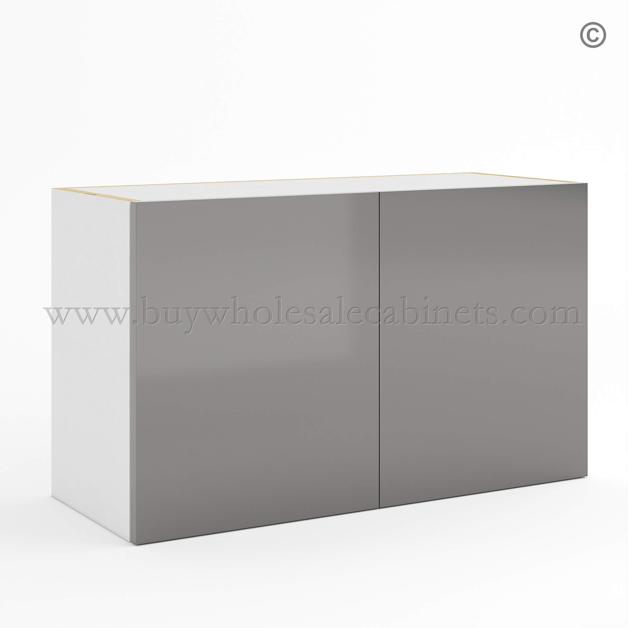 6-frameless-high-gloss-gray-wall-cabinet-double-doors-18_h-closed Stove Bridge Cabinet, rta cabinets, wall cabinets